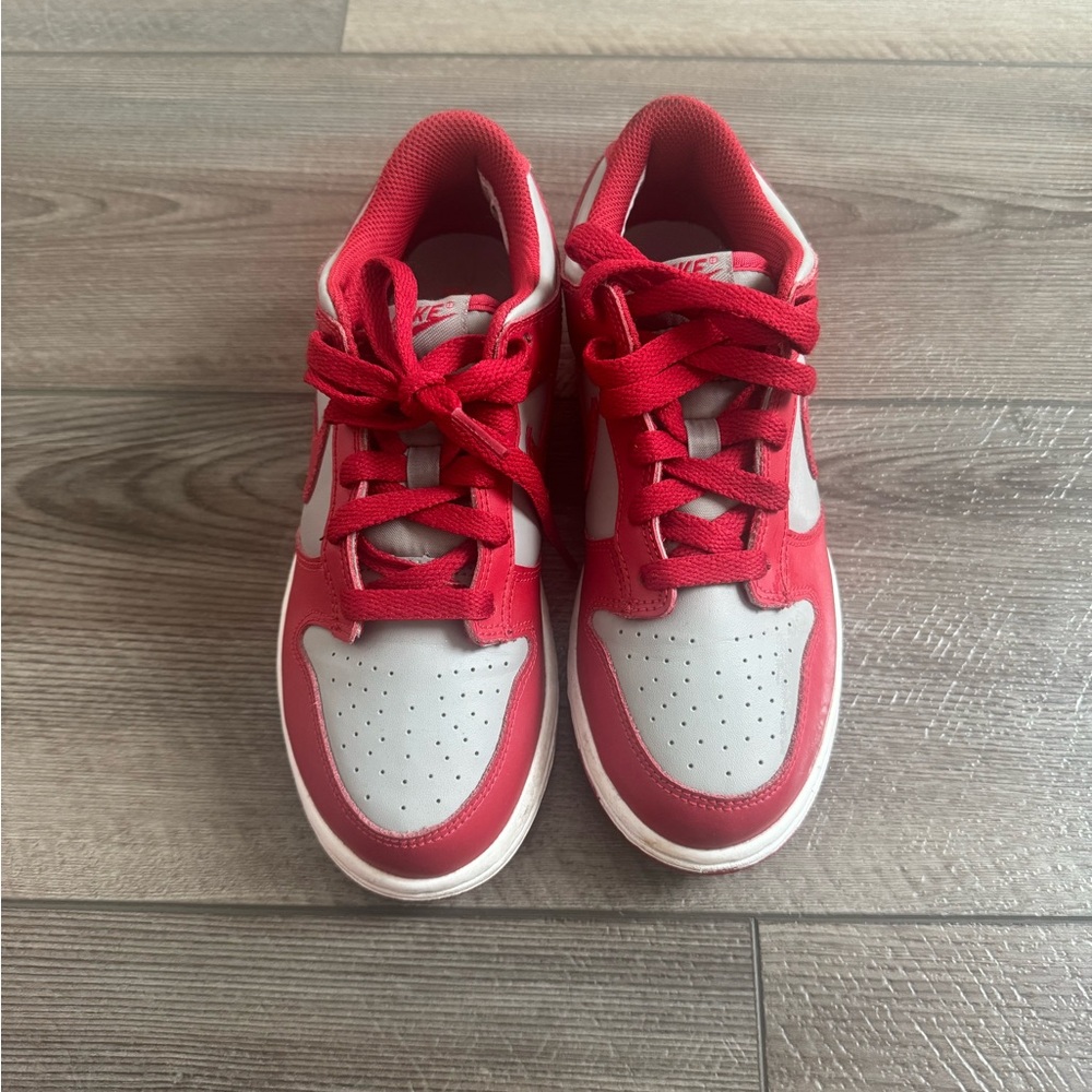 Nike Kids Red and White Athletic Sneakers